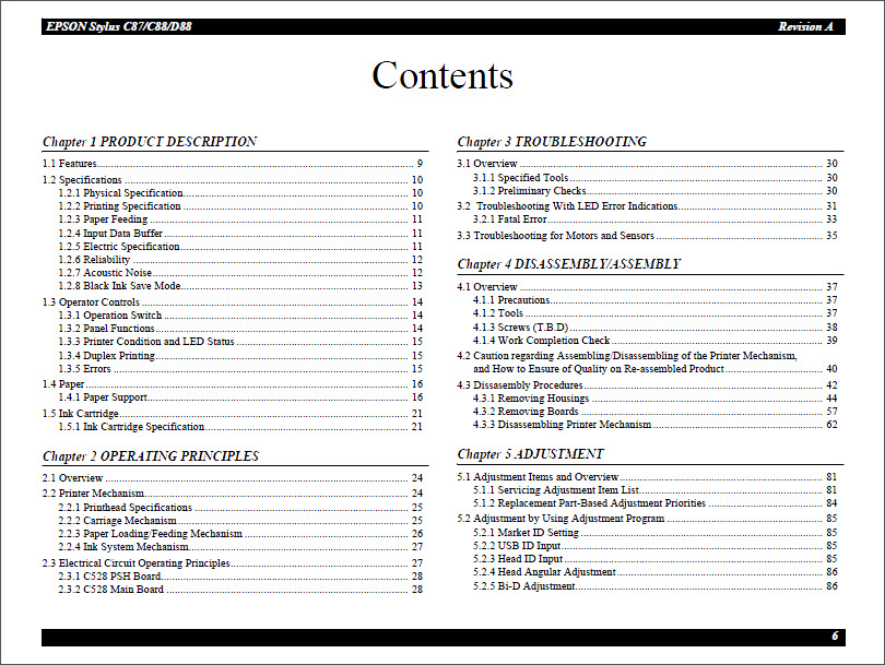 EPSON C87_C88_D88 Service Manual-2